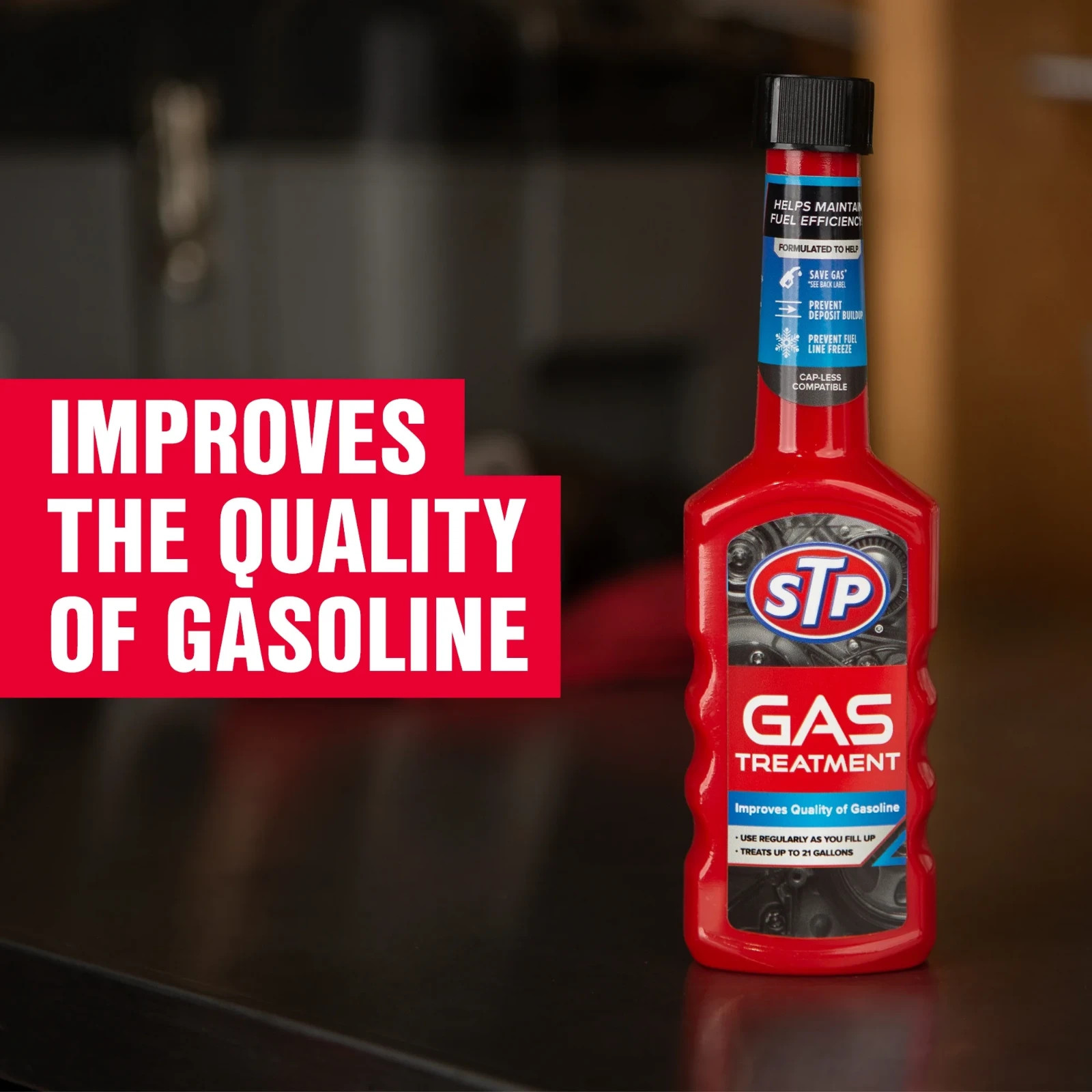 STP Gas Treatment For Any Gasoline Engine Poweful Cleaner – 5.25 FL OZ (4 Count)