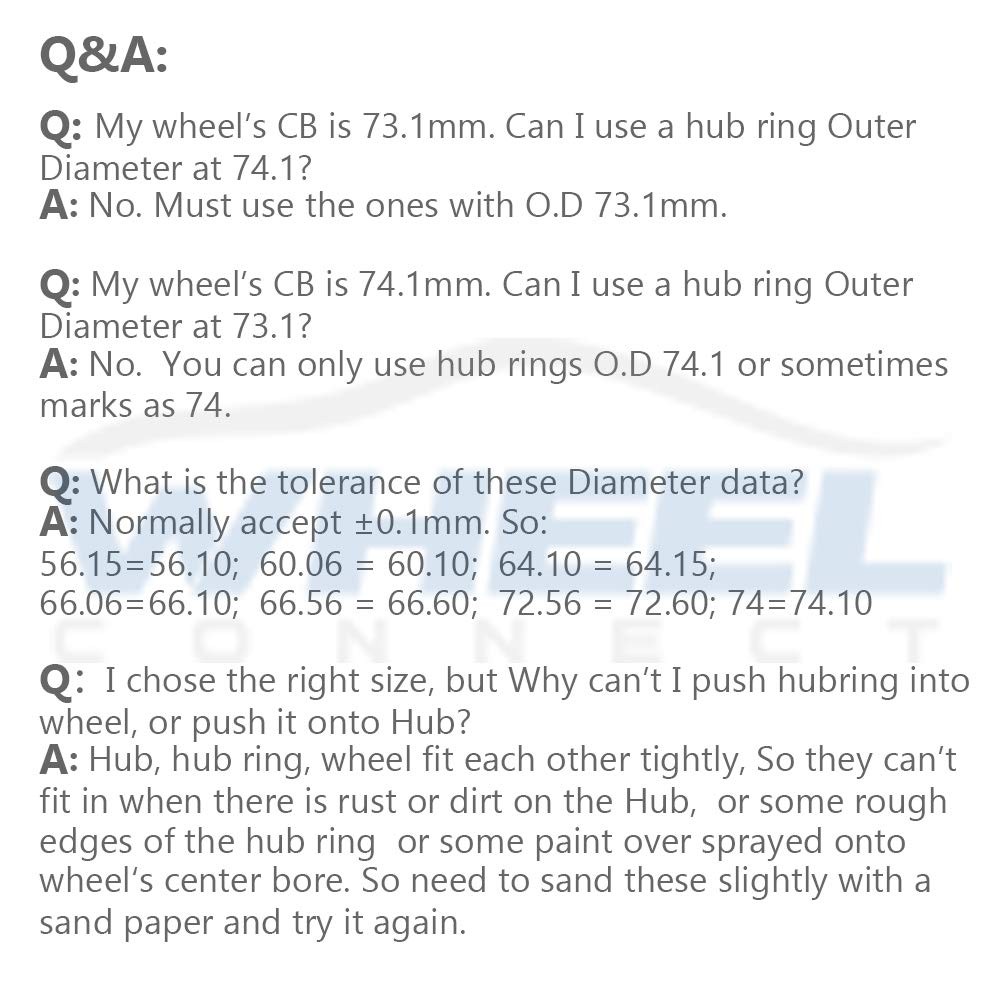 4 PCS Hub Centric Rings 87.1 – 78.1 Aluminium Alloy Hubrings OD 87.1mm ID 78.1mm