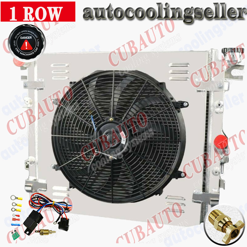 #2957 Radiator+16” Shroud Fan Kit For 2007-2018 Jeep Wrangler JK 3.6L 3.8L V6