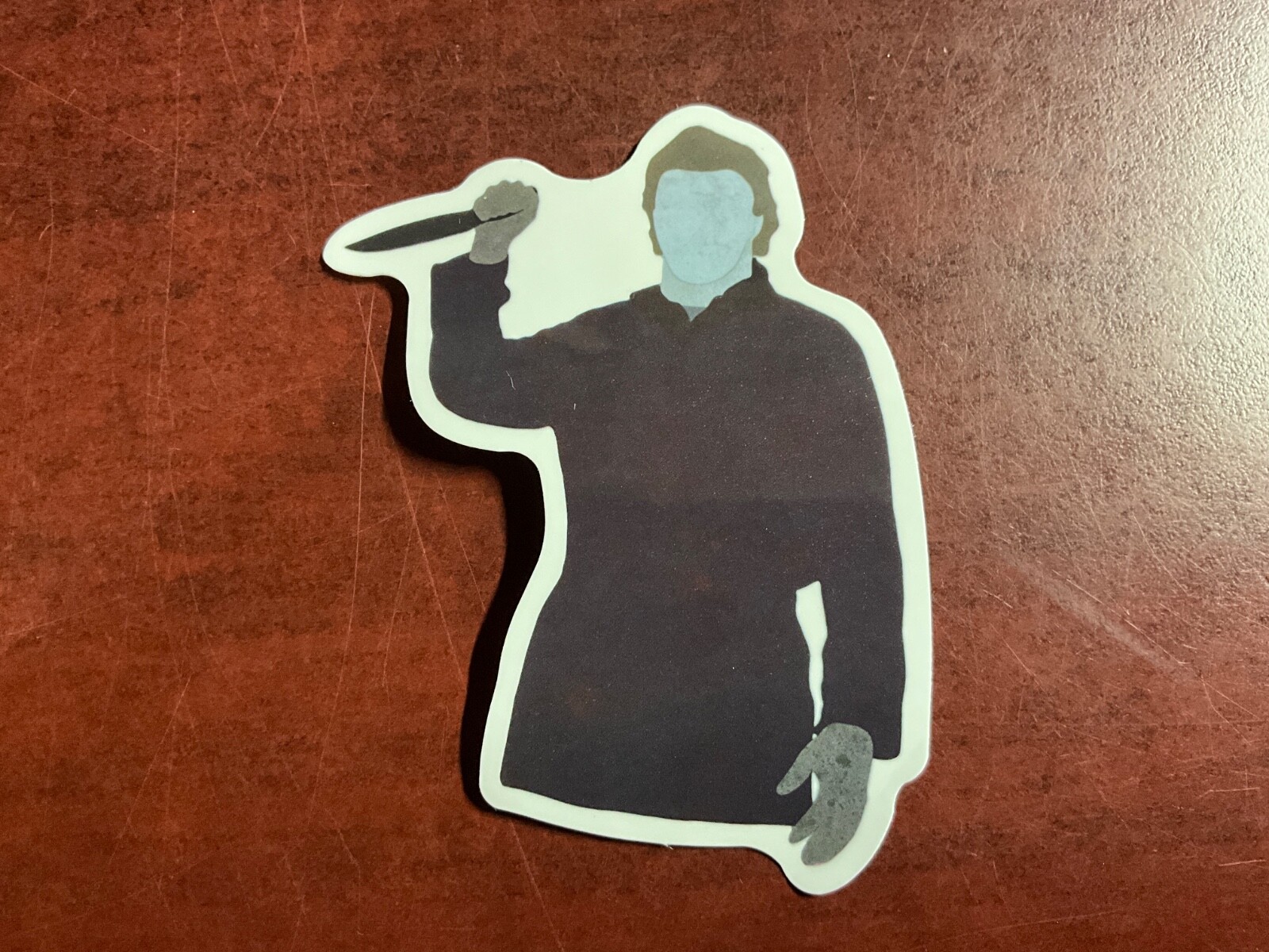 Motorcycle Sticker for Helmets or toolbox #3,708 Michael Myers
