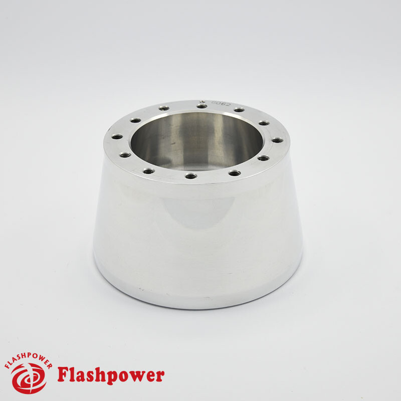 6 Bolt Steering Wheel Polished Hub Adapter Flaming River, Ididit, GM, Chevy