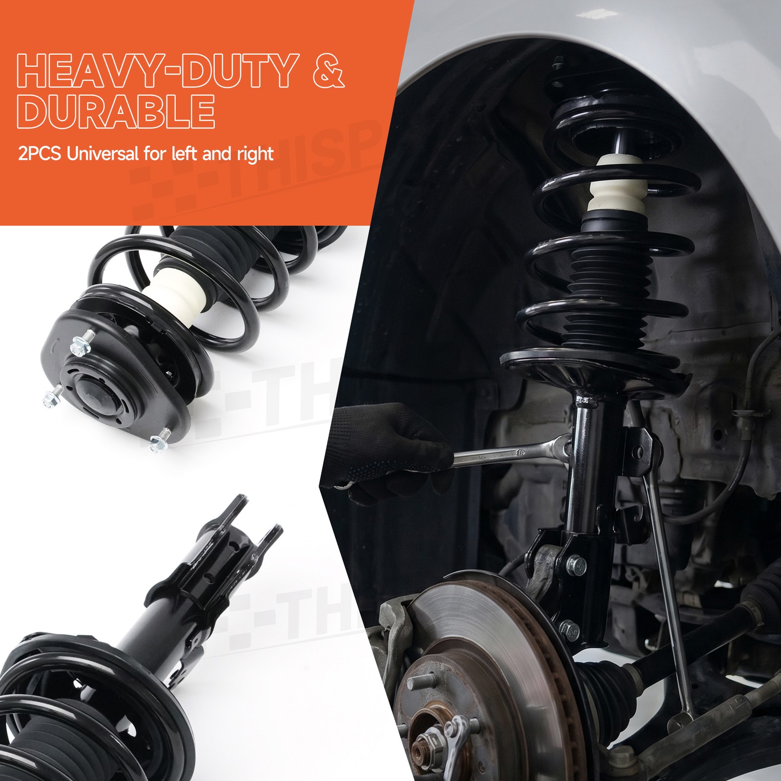 Pair Front Shock Struts Assembly for 2003 -2007 2008 Toyota Matrix Pontiac Vibe