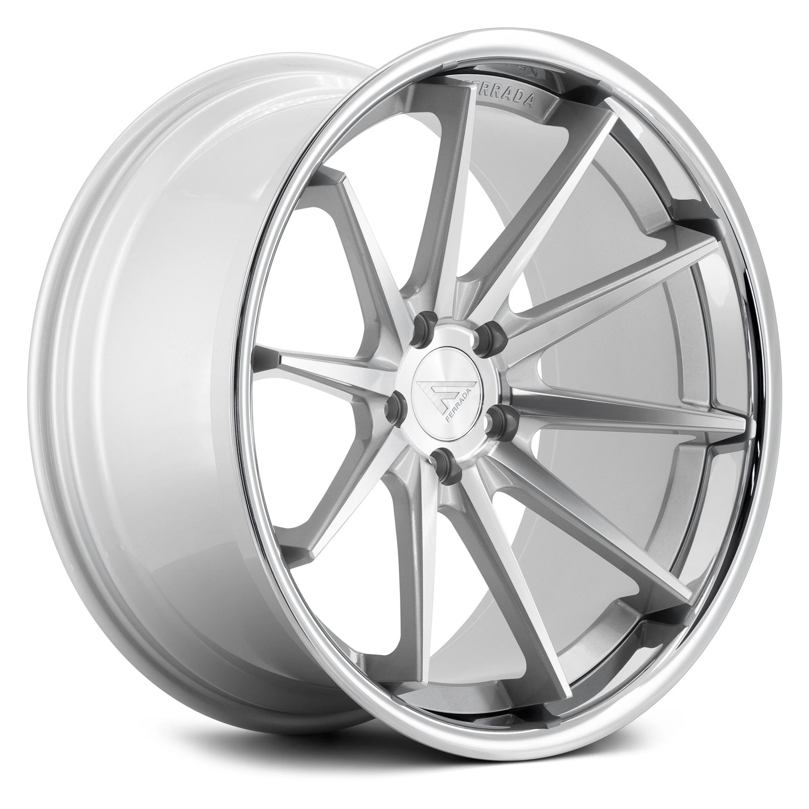Ferrada FR4 Wheel 19×8.5 (15, 5×114.3, 73.1) Silver Single Rim