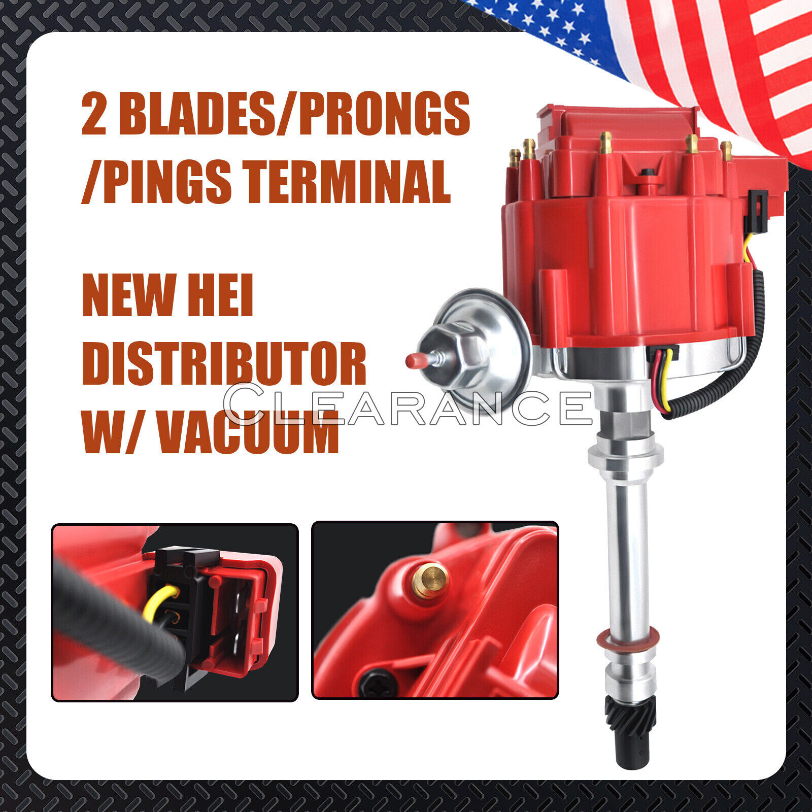 Racing Chevy V8 HEI Distributor w/ 65K Volt High 9000RPM – 350 454 SBC BBC GM08