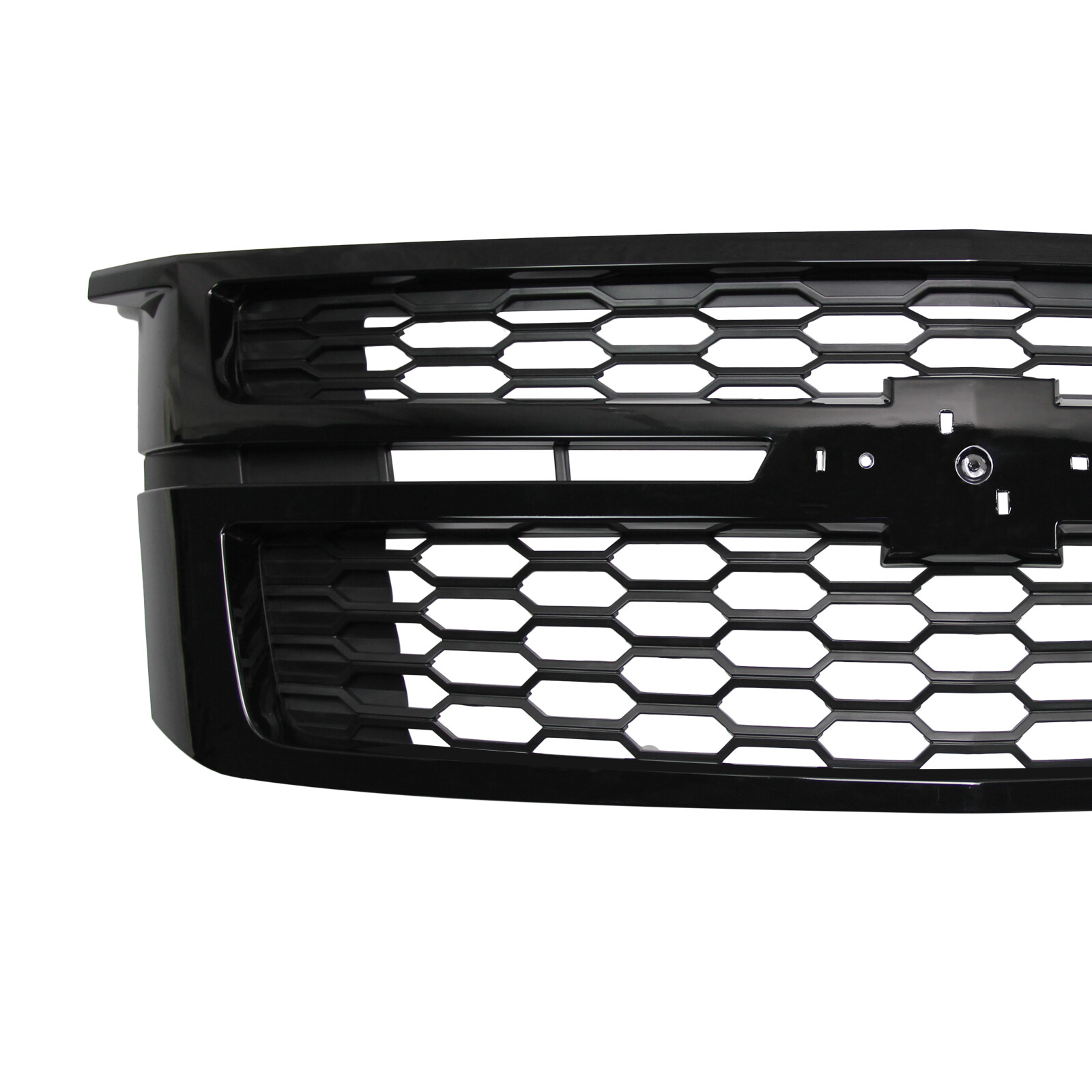 Gloss Black Front Grill Grille Assembly For 2015-2020 Chevrolet Tahoe Suburban