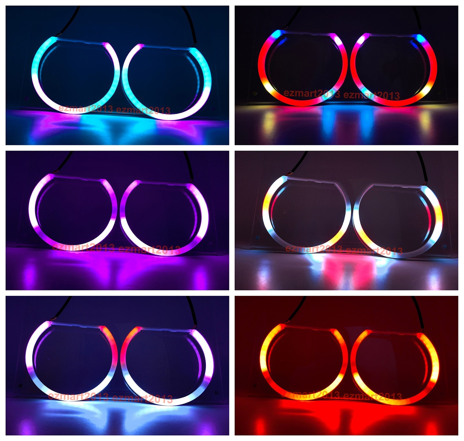 for Infiniti G25 Q40 G37 sedan 10-15 Dream color Chasing RGB Flow halo ring APP