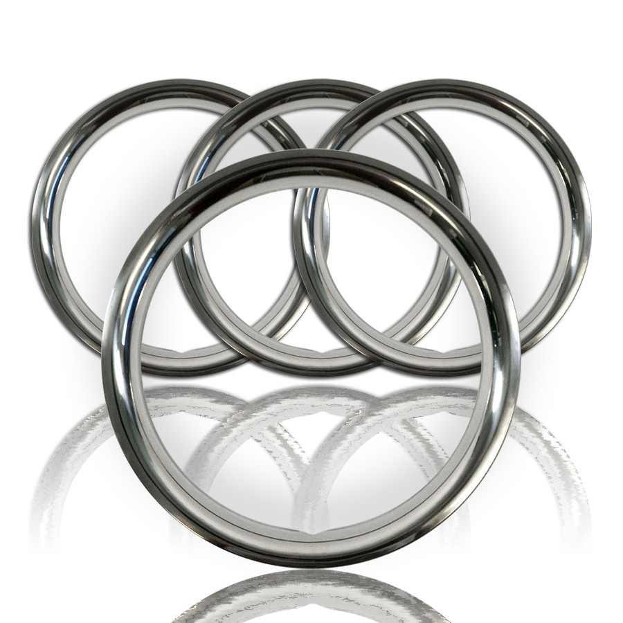 SETOF4 16″ STAINLESS STEEL WHEEL TRIM RINGS BEAUTY RIMS GLAMOUR RING for GM RIM