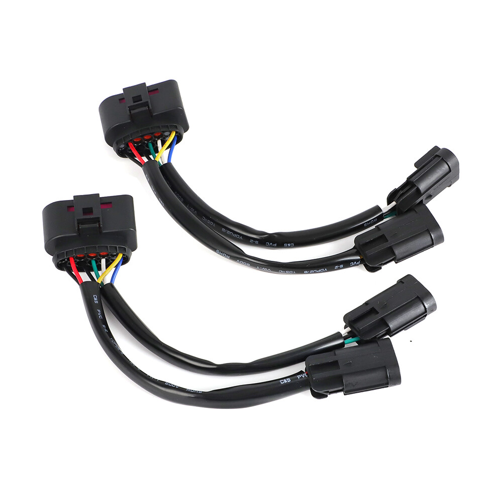 Headlight Conversion Harness Quad To Projector Adapter For Ram 1500 2500 3500