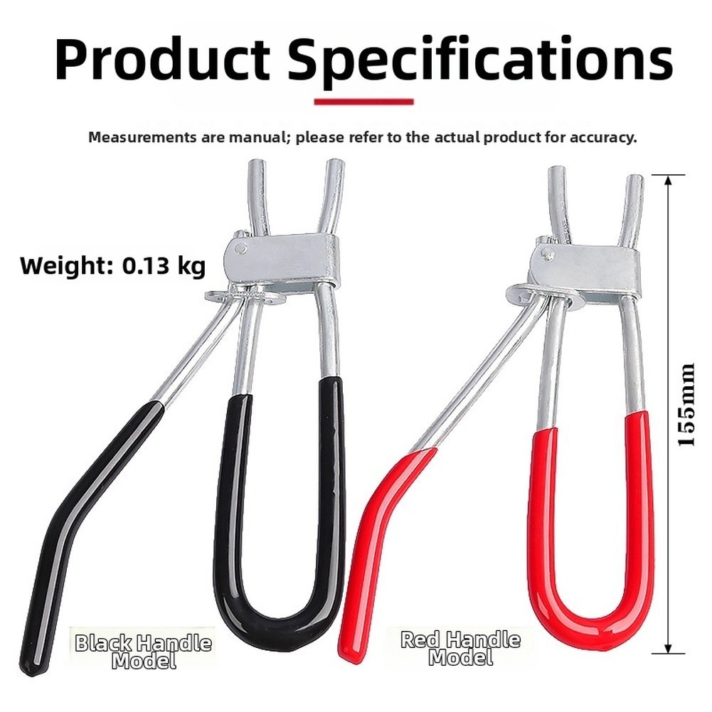 Oil Pipe Clamp Pliers Alloy with Ergonomic Non Slip Handle for Automotive Use