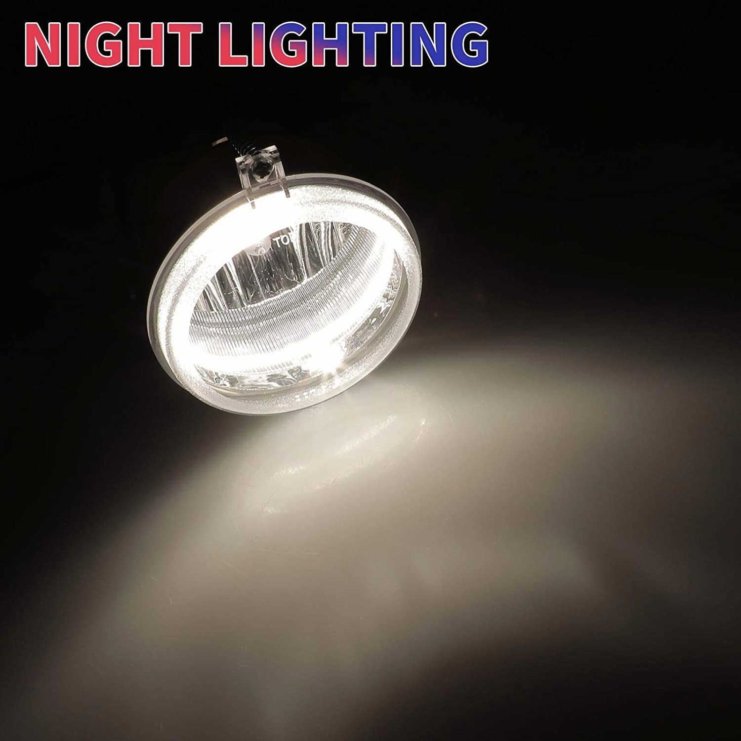 Pair For 2008-2010 Dodge Challenger 08-10 Clear Lens Bumper Fog Lights Lamps