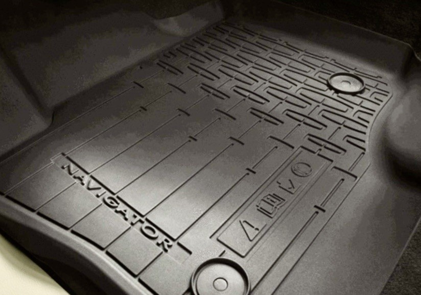 NEW OEM 18-24 Lincoln Navigator All-Weather Contour Rubber Floor Mats BLACK
