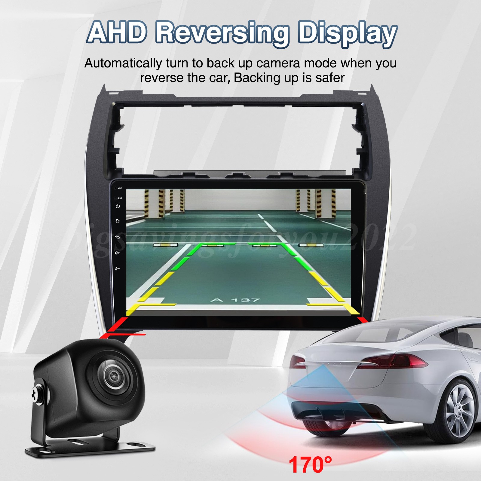 For 2012-2014 Toyota Camry Android 16 Apple Carplay Car Stereo Radio 2+64GB GPS