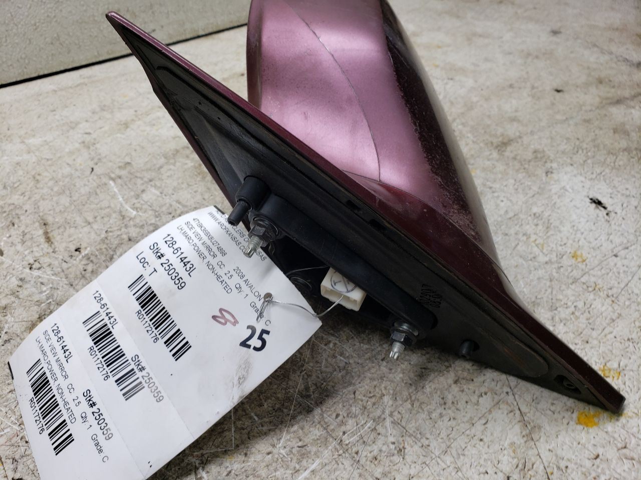Driver Side View Mirror Power Non-heated Fits 05-10 AVALON 1172176
