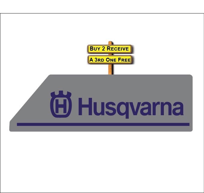 Husqvarna 346XP Silver Brake Label Chain Saw Buy 2 Receive a 3rd one free P342