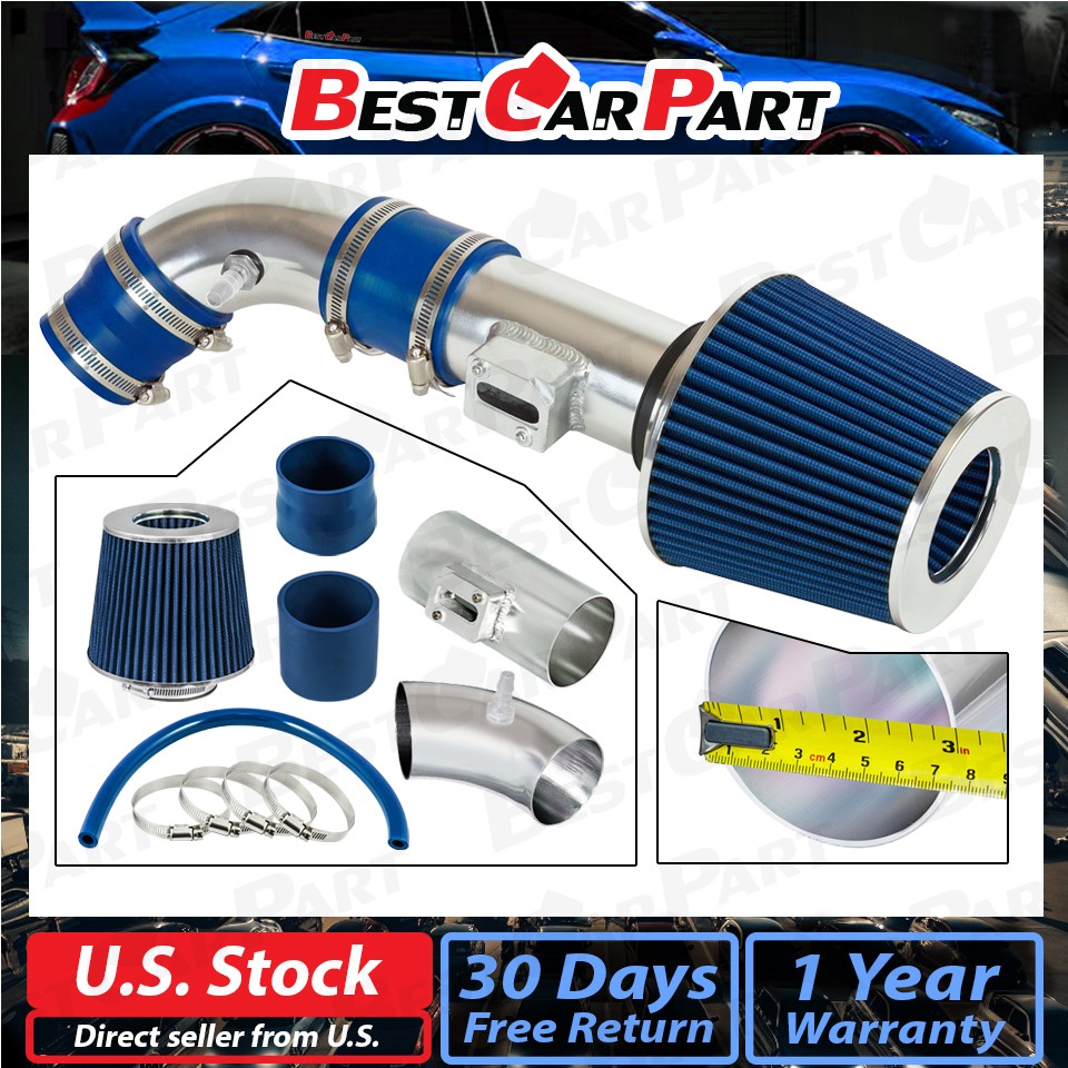 BCP BLUE For 2007-2012 Altima Sedan/Coupe 2.5L V6 Racing Air Intake Kit +Filter