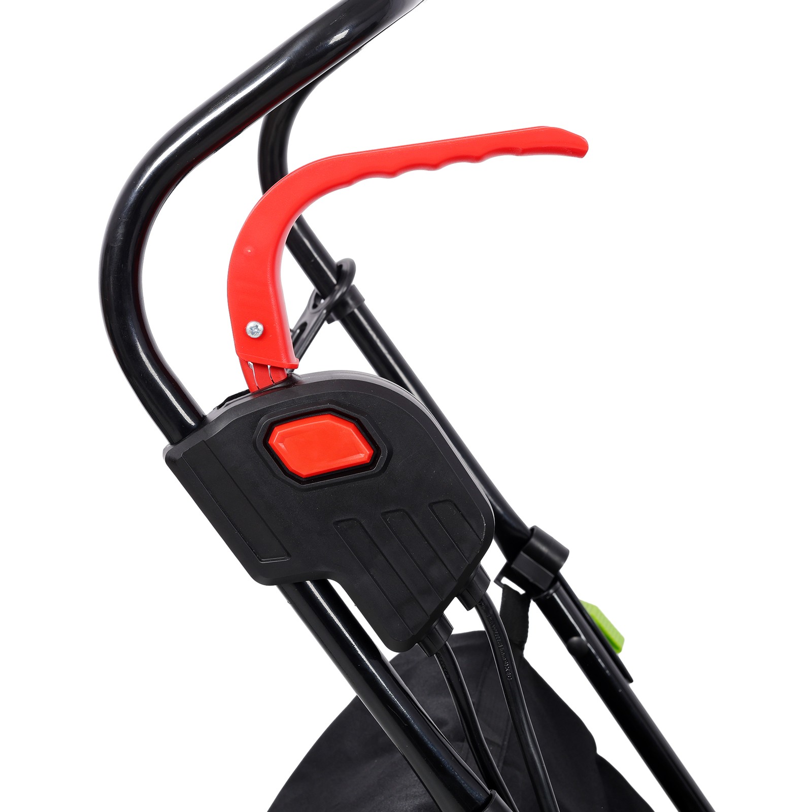 1600W 3-in-1 Leaf Vacuum Blower Mulcher 12 Gal Bag Green