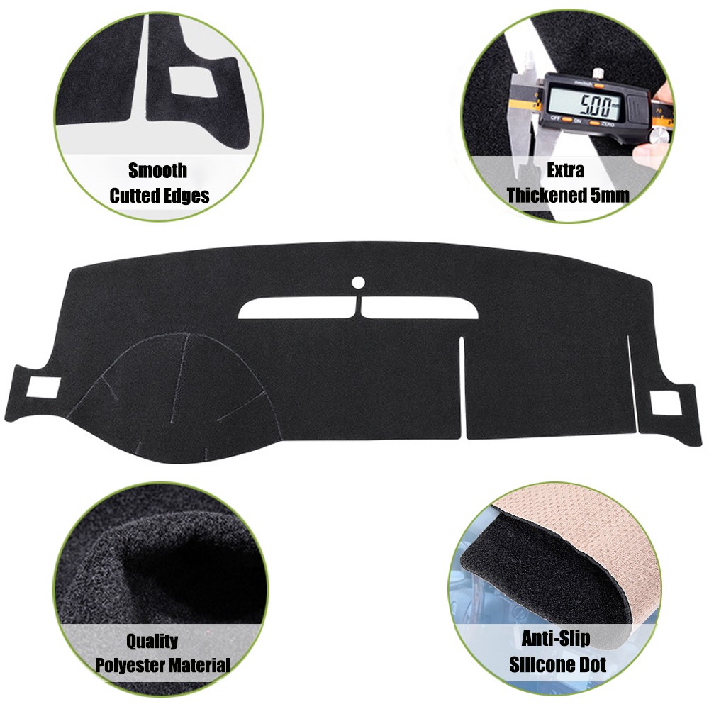 Dash Mat Sun Mat Pad For 07-14 Chevy Silverado Tahoe Dashboard Cover Protector