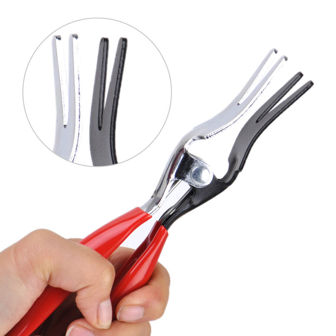 2PC Hose Remover Pliers Angled Car Truck Auto Fuel Vacuum Line Tube Separator