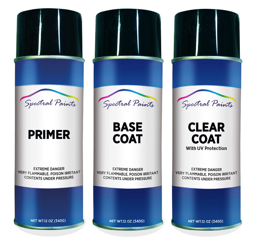 For Honda YR578M Urban Titanium Met. Aerosol Paint Primer & Clear Compatible