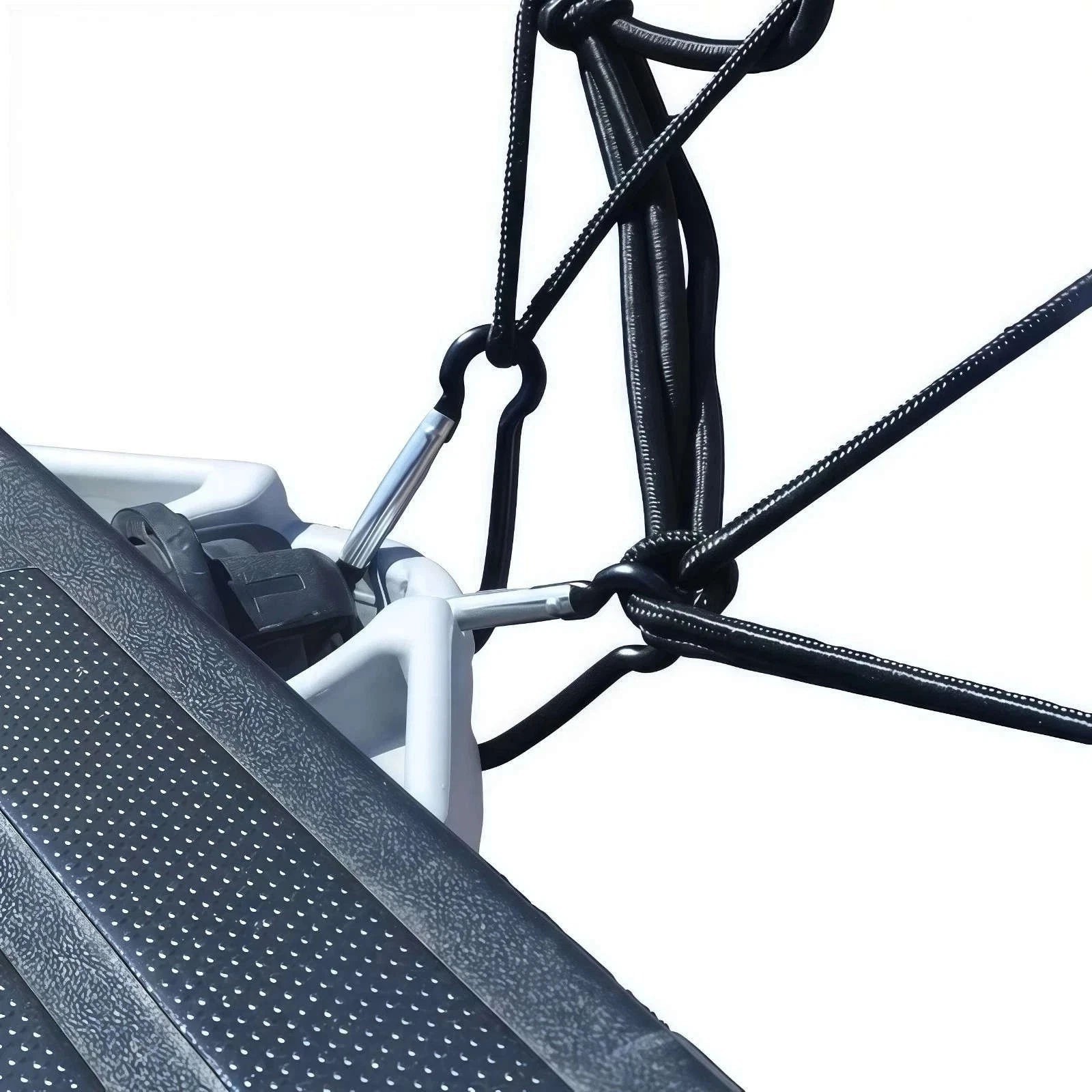 Truck Bed Black Cargo Net Elastic 4’x6′ Stretches to 8’x12′ For Nissan Frontier