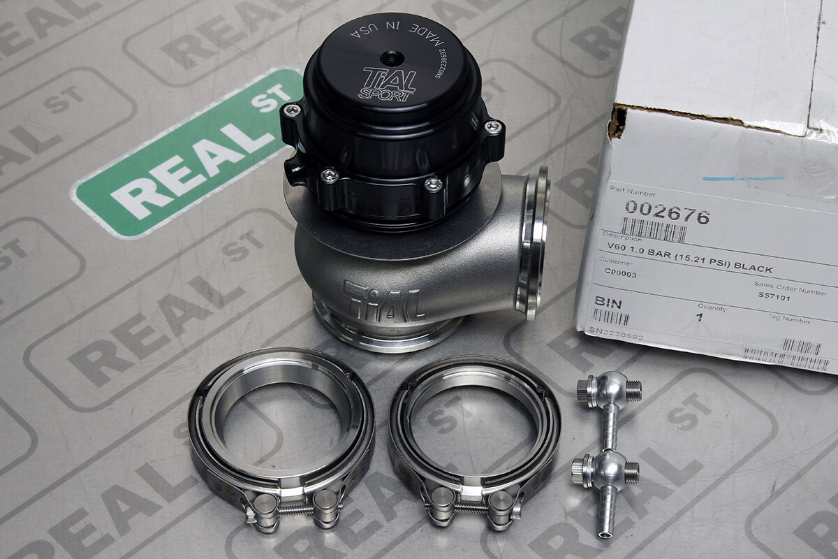 BLACK 60mm Tial V60 15.21 PSi Wastegate 60 mm Vband V-Band V Band Waste Gate