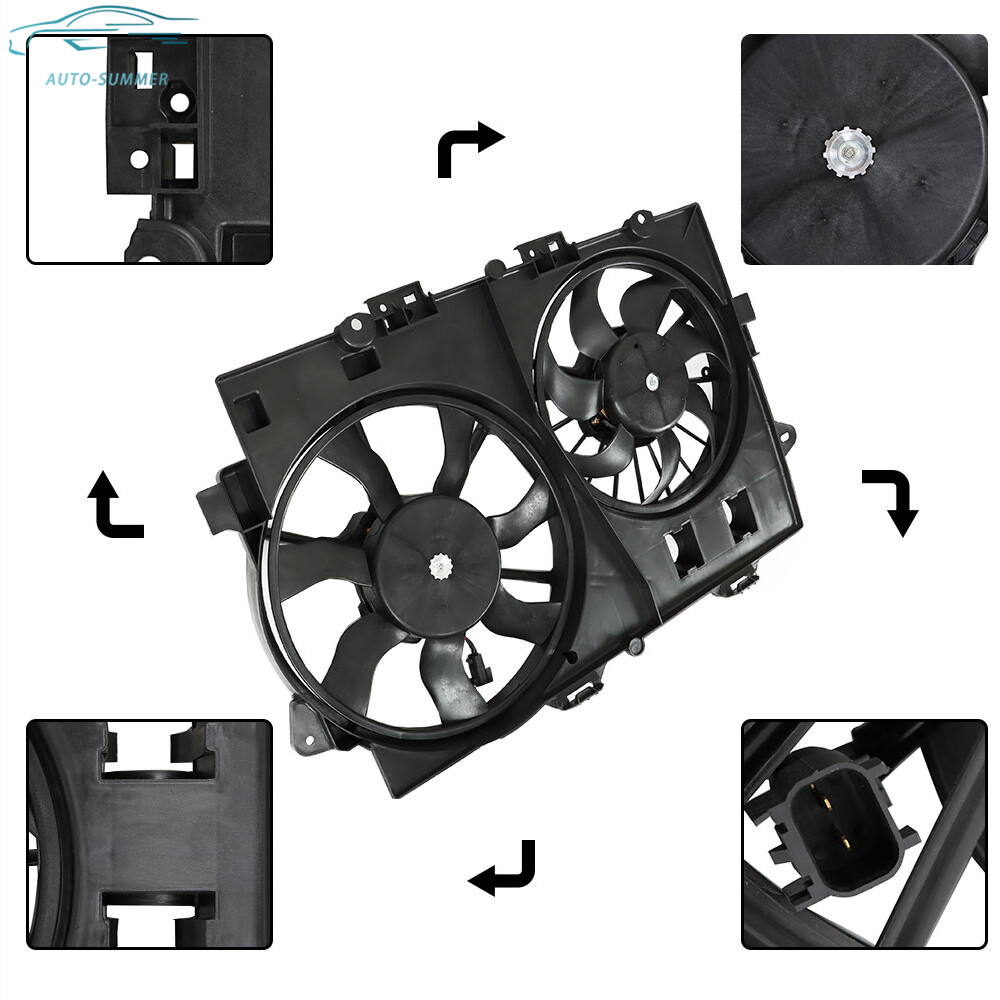 Radiator Cooling Fan Assembly For 2006-2008 Chevrolet Equinox / Pontiac Torrent