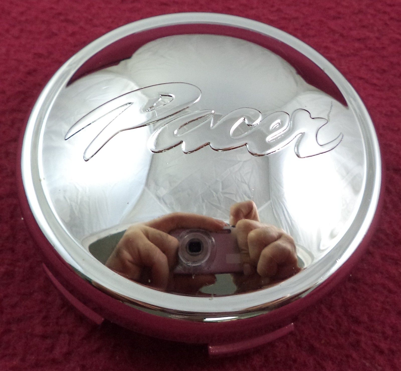 Pacer Wheels Chrome Custom Wheel Center Cap # PACER-4 / PCW-4 / S110-15 (1)