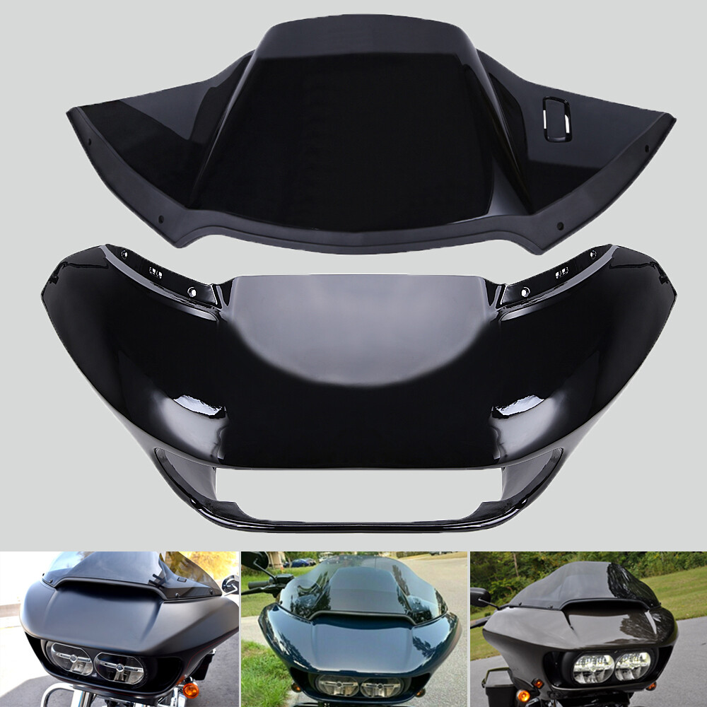 Gloss Black Front Inner / Outer Fairing For Harley Touring CVO Road Glide 2015+