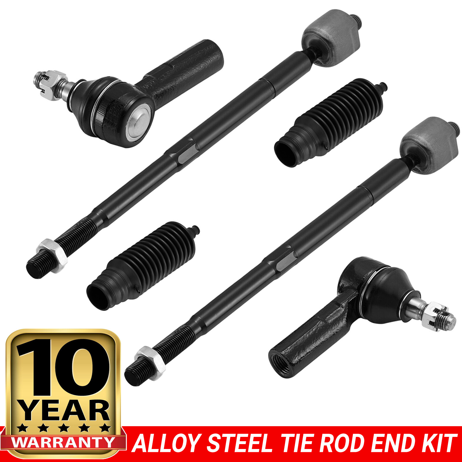 Front Inner & Outer Tie Rod Ends for Toyota Avalon 1995-2004 Camry 1992-2001