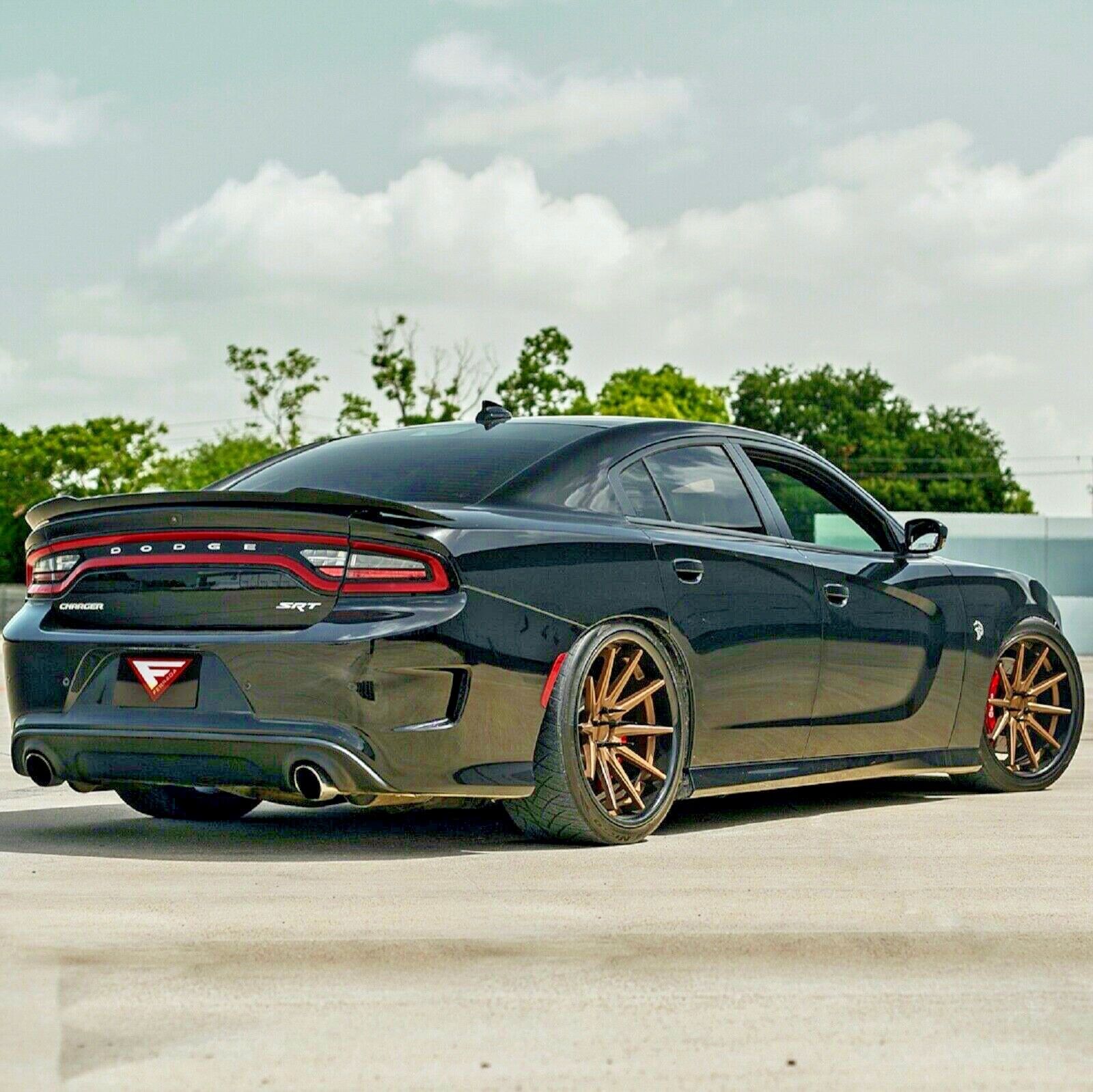 22″ FERRADA FR4 MATTE BRONZE CONCAVE WHEELS RIMS FITS DODGE CHARGER RT SE SRT8