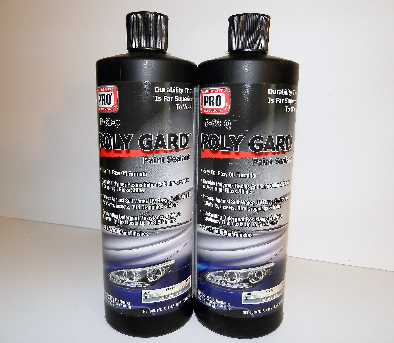 PRO Poly-Gard Paint Sealant 64oz. Detail Shop, Dealership, Pro Size Bundle