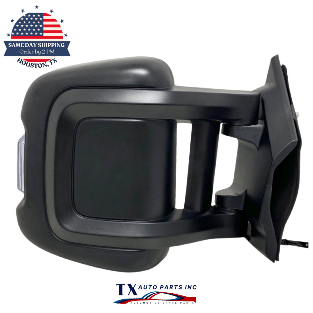 Long Arm Passenger Side Mirror for 2014-2024 Ram Promaster Power Heated Extended
