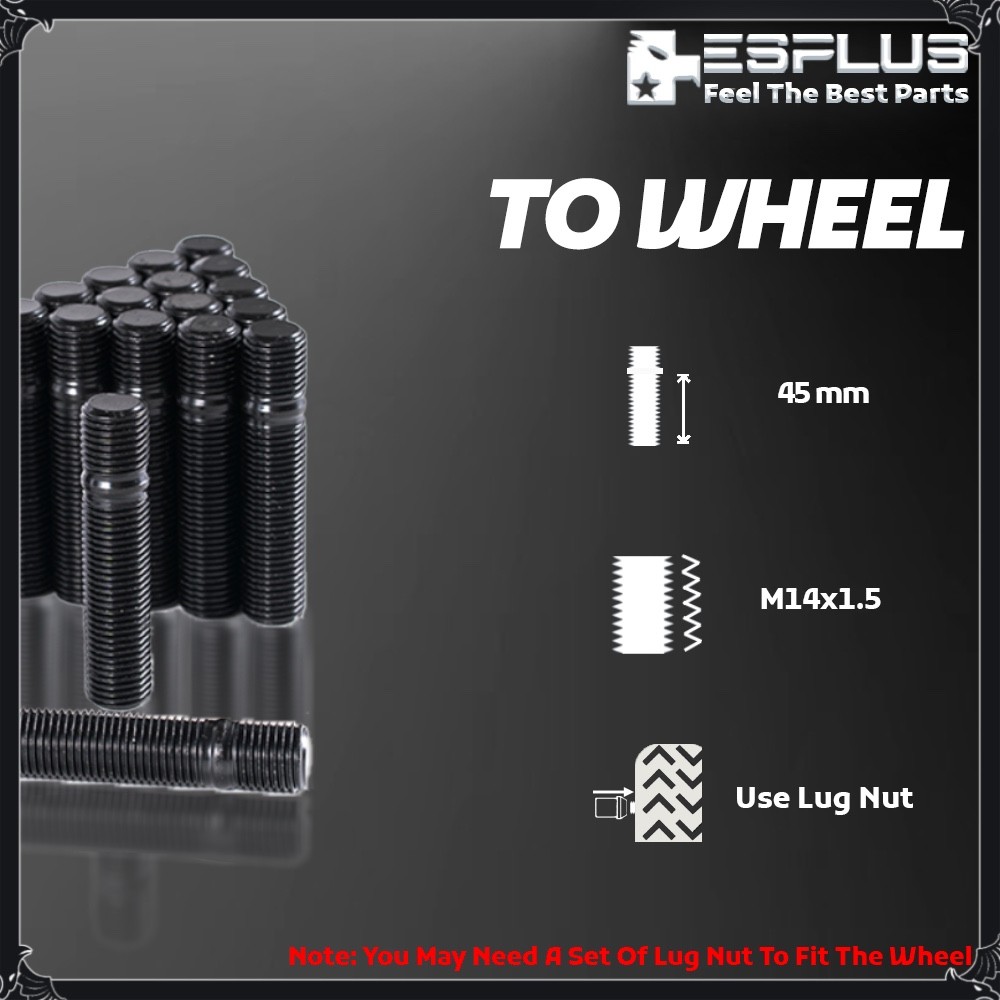 [20]BMW Mini Extended Wheel Stud Conversion M14x1.25 to M14x1.5 Fit F/G-Body