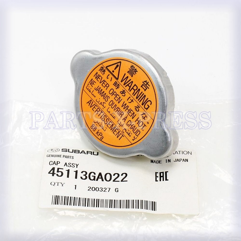 45113GA022 OEM GENUINE SUBARU RADIATOR CAP FORESTER IMPREZA LOYALE OUTBACK SVX