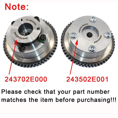 Timing Chain Kits & Pair VVT Gear Sprocket For Kia Soul Hyundai Elantra 1.8L