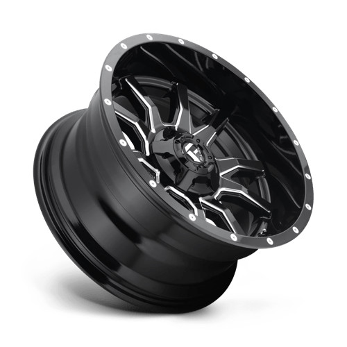 (1PC) Fuel D627 Vandal 20X9 6X135 Black Milled 1mm Wheel Rim 20 Inch