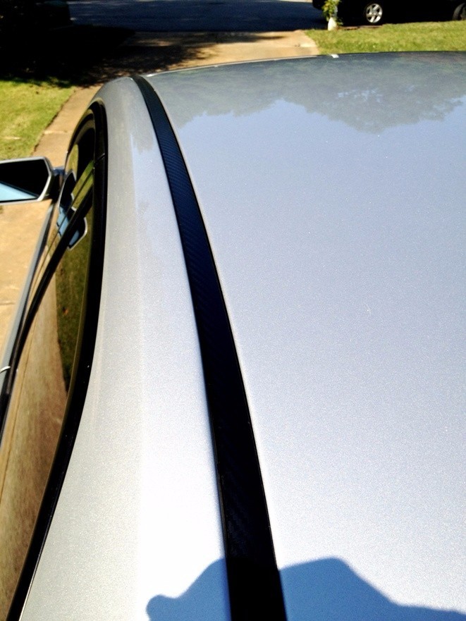 For 2005-2008 DODGE MAGNUM BLACK ROOF TOP TRIM MOLDING KIT