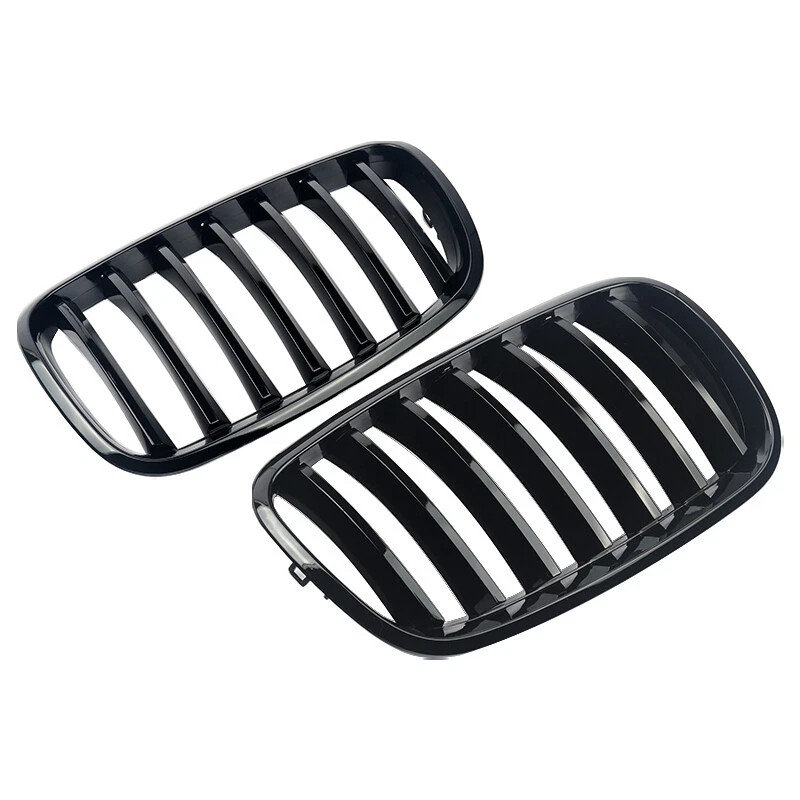 Gloss Black Front Grill Grille For 1999-2001 BMW E38 7 Series 740i 740iL 750iL