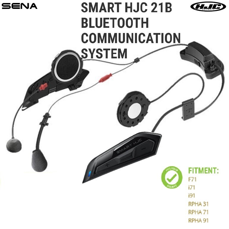 SMART HJC 21B SENA Bluetooth Communication System for HJC Helmets- SP132
