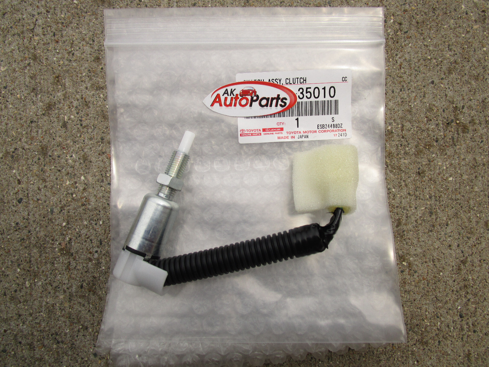 FITS: 84 – 95 TOYOTA 4RUNNER MANUAL TRANSMISSION CLUTCH START SWITCH OEM NEW