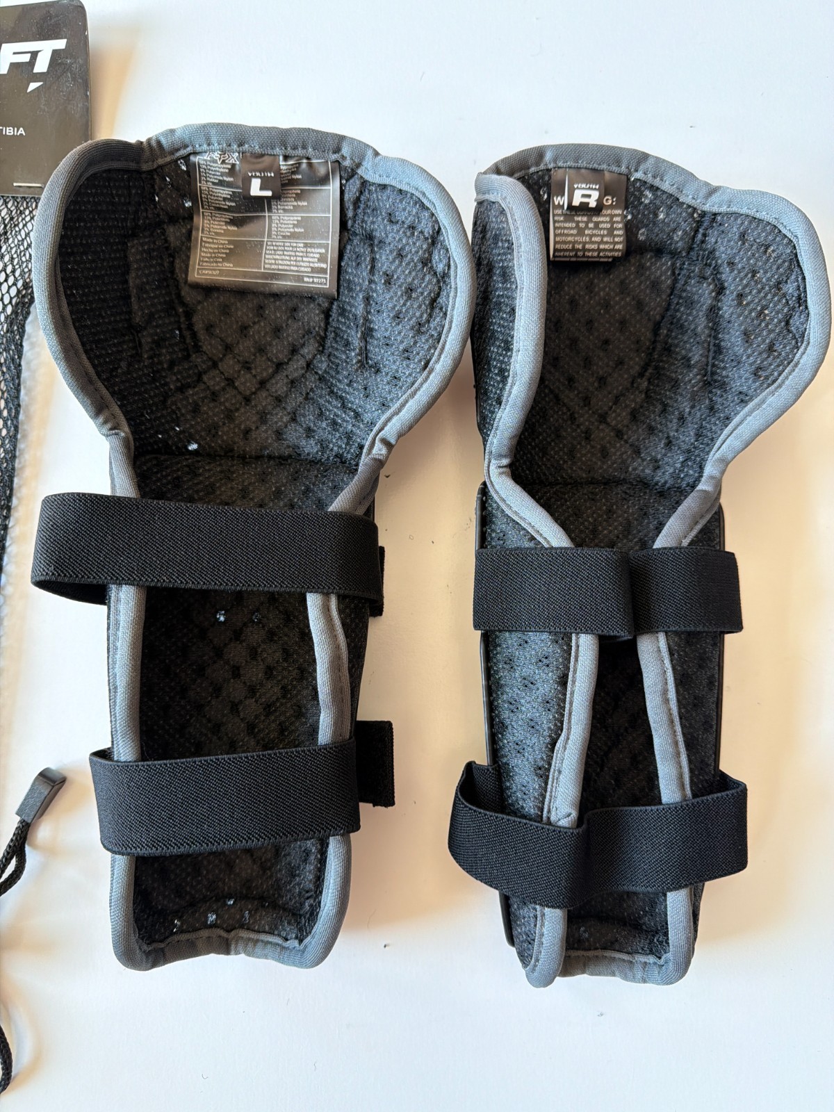 Shift Enforcer Youth Knee Shin Guards Black OS Motocross MX ATV Dirt Bike NWT