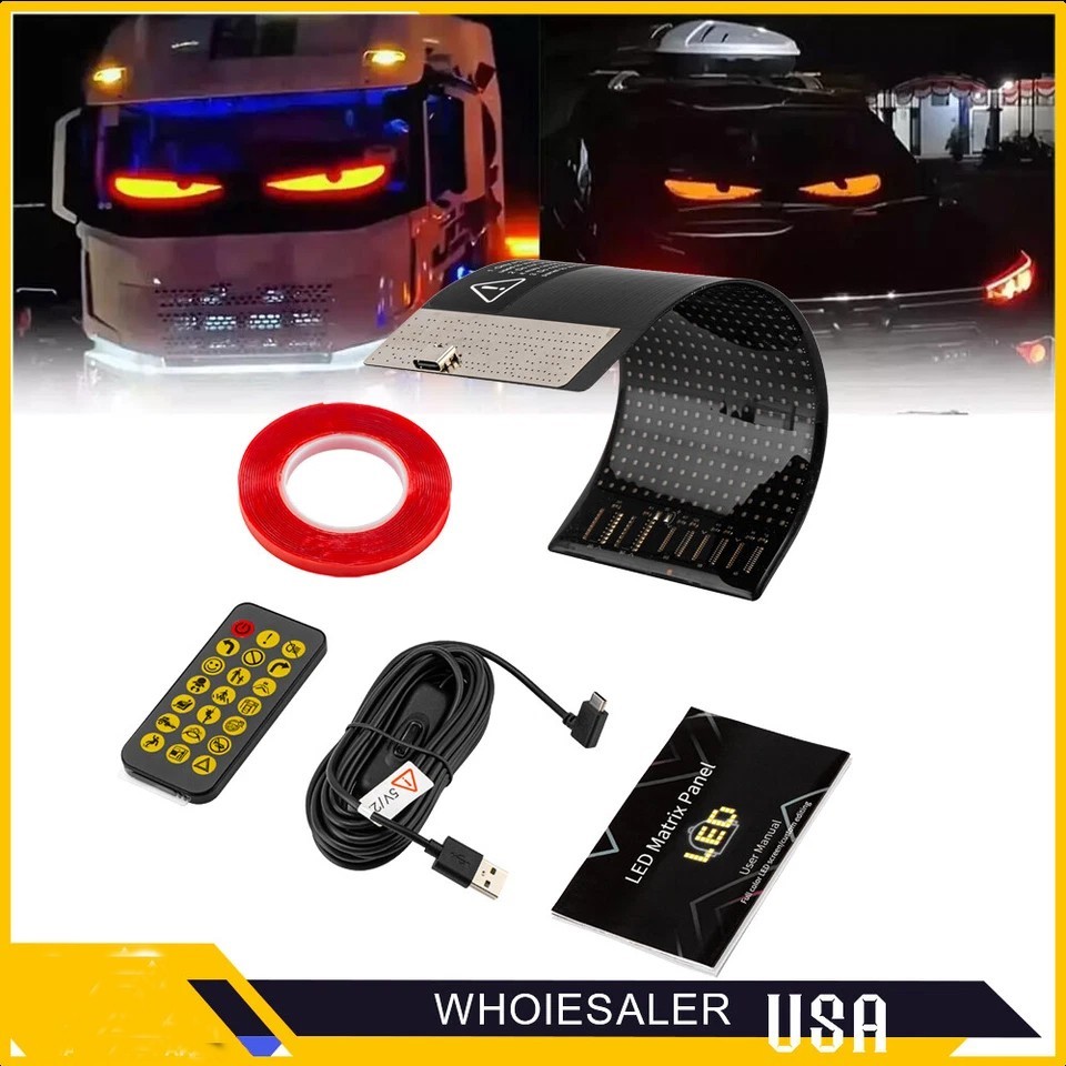 DIY Devil Eyes LED Light for Car/Truck, APP Control, Specific Devil Car Lights
