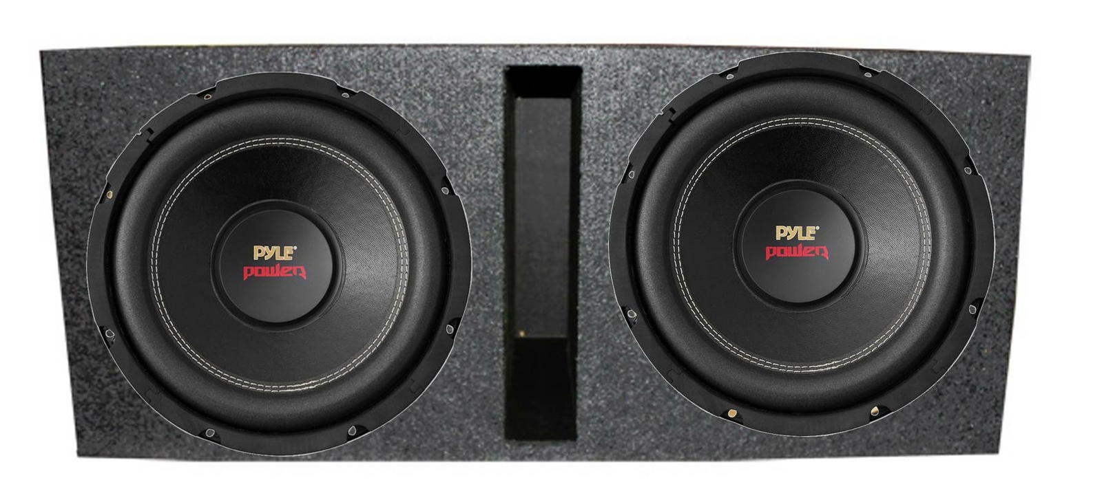 Pyle PLPW12D 12″ 3200W 4-Ohm DVC Car Subwoofer Sub and Dual Ported Enclosure