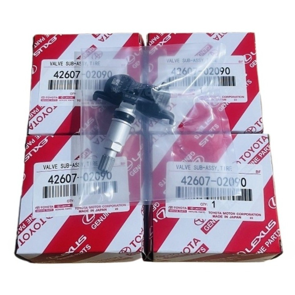 Brand-New 4Pcs OEM 42607-02090 PMV-E100 Tire Pressure Sensor for Lexus Corolla