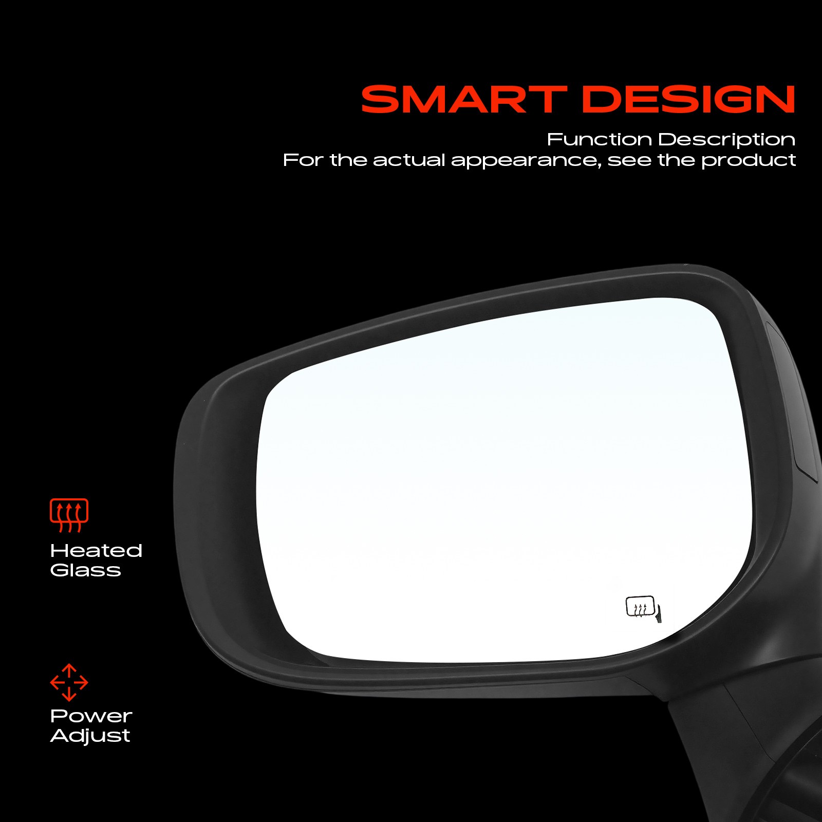 Driver Side Power Mirror with Manual Folding Heated for Subaru Impreza 2017-2023