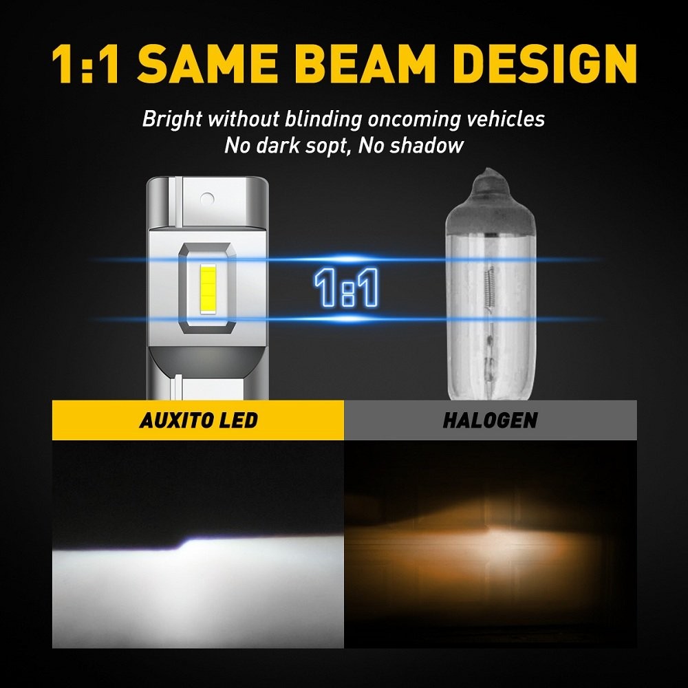 2X HB3 9005 LED Headlight Super Bright Bulbs Kit 360000LM HIGH/LOW Beam 6500K