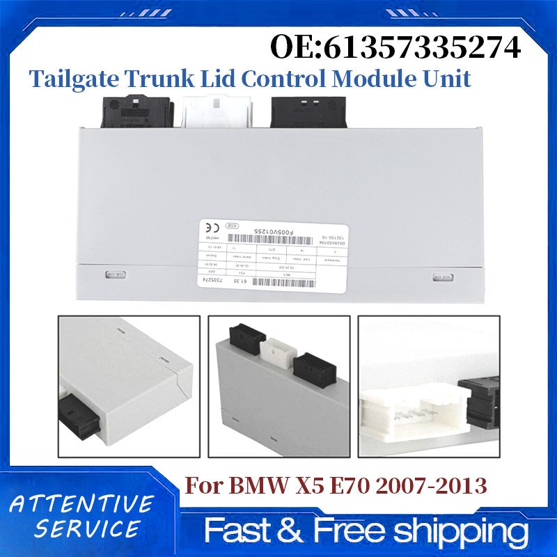 1 Pcs Tailgate Control Module For 2007-14 BMW X5 X6 3.0L 4.4L l6 V8 61357335274