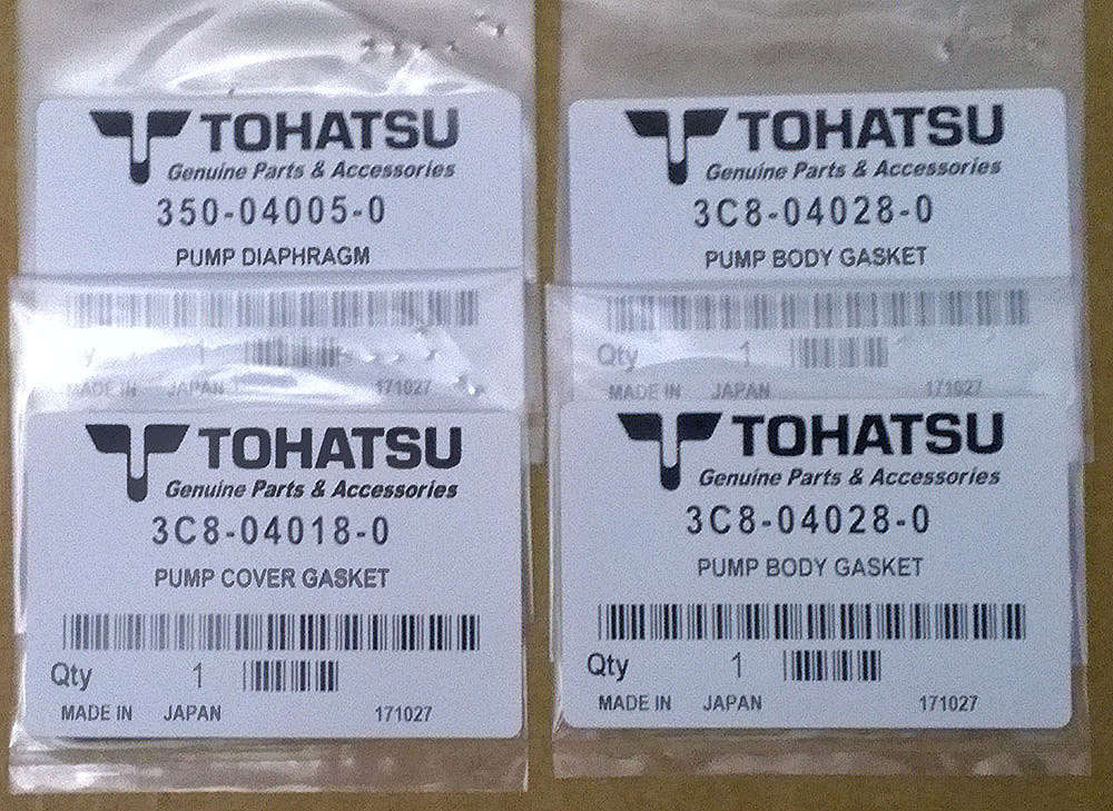 OUTBOARD 2 STROKE 3C8 FUEL PUMP REPAIR KIT FITS TOHATSU NISSAN 9.9 18 40D 50D