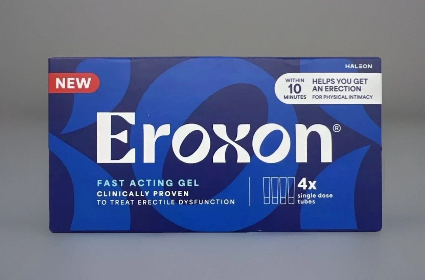 Eroxon Stimgel Fast Acting Gel 4 Single Dose Tubes /Exp 10/26 NIB/FREE Ship