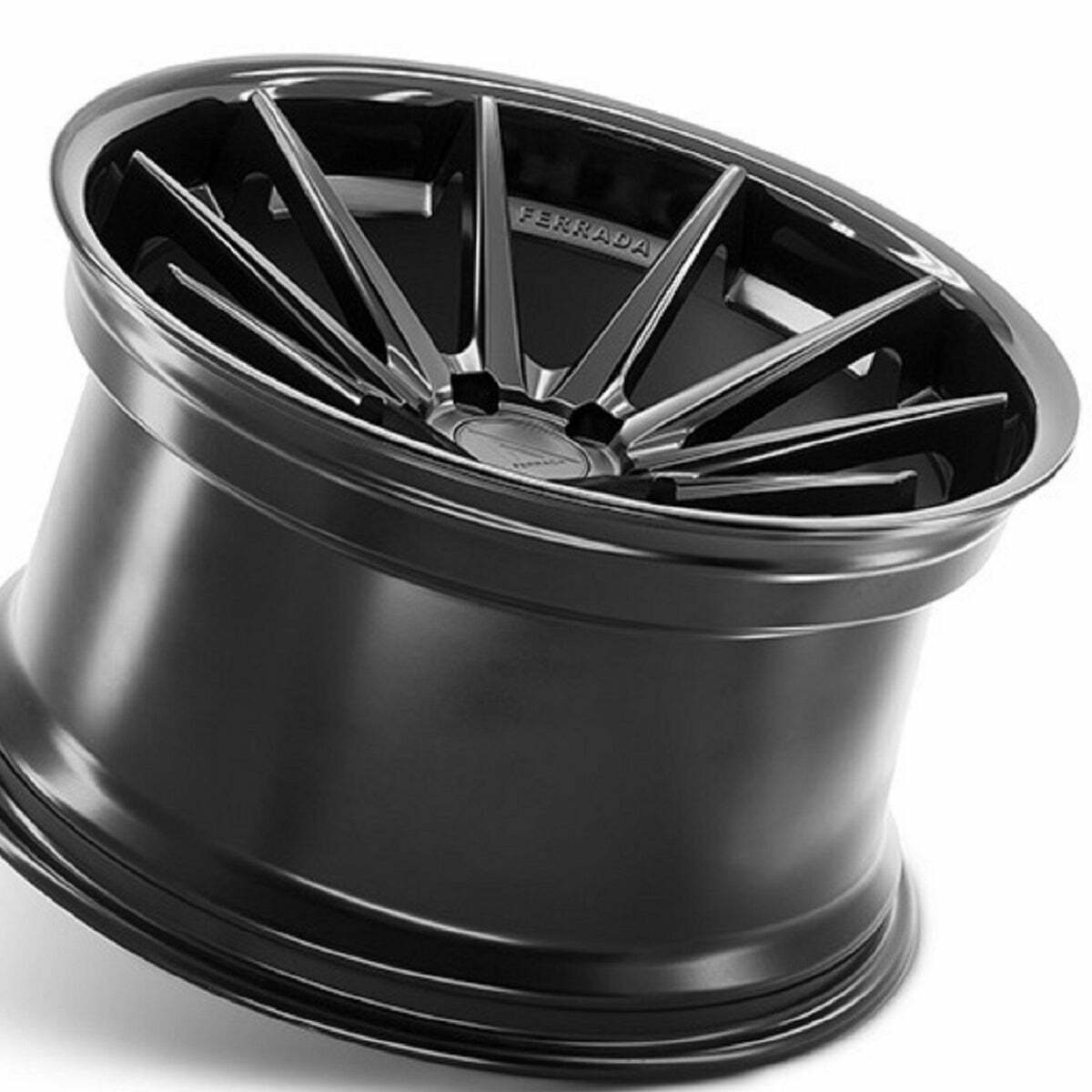22″ FERRADA FR4 MATTE BLACK CONCAVE WHEELS RIMS FITS JEEP TRACKHAWK 22X10.5